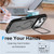 iPhone 18 Pro Bright Color Frosted Skin-feel Camera Bracket Magsafe Phone Case - Black