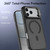 iPhone 18 Pro Bright Color Frosted Skin-feel Camera Bracket Magsafe Phone Case - Black
