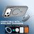 iPhone 18 Pro Bright Color Frosted Skin-feel Camera Bracket Magsafe Phone Case - Grey