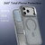 iPhone 18 Pro Bright Color Frosted Skin-feel Camera Bracket Magsafe Phone Case - Grey