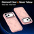 iPhone 18 Pro Bright Color Frosted Skin-feel Camera Bracket Magsafe Phone Case - Pink