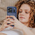 iPhone 18 Pro Brushed Texture Carbon Fiber TPU Phone Case - Blue