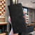 iPhone 18 Pro Butterflies and Flowers Leather Phone Case - Black