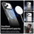 iPhone 18 Pro Candy Fine Circle Magsafe PC Hybrid TPU Phone Case - Black