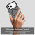 iPhone 18 Pro Candy Fine Circle Magsafe PC Hybrid TPU Phone Case - Black
