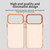 iPhone 18 Pro Candy PC Hybrid TPU Shockproof Phone Case - Orange