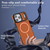 iPhone 18 Pro Carbon Fiber MagSafe Phone Case - Brown