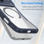 iPhone 18 Pro Carbon Fiber Texture MagSafe Translucent Phone Case - Blue