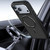 iPhone 18 Pro Carbon Fiber Texture Vegan Leather Magnetic Phone Case - Black