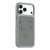 iPhone 18 Pro Carbon Fiber Texture Vegan Leather Magnetic Phone Case - Grey
