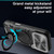 iPhone 18 Pro CD Texture Sliding Camshield Magnetic Holder Phone Case - Blue
