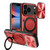 iPhone 18 Pro CD Texture Sliding Camshield Magnetic Holder Phone Case - Red