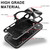 iPhone 18 Pro CD Texture Sliding Camshield Magnetic Holder Phone Case - Silver