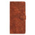 iPhone 18 Pro Cherry Blossoms Embossed Leather Phone Case - Brown