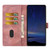 iPhone 18 Pro Cherry Blossoms Embossed Leather Phone Case - Pink