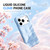 iPhone 18 Pro Cloud Liquid Silicone Phone Case - Blue