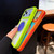 iPhone 18 Pro Color Blocked 2 in 1 PC Hybrid TPU Magnetic Phone Case - Black + Green