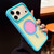 iPhone 18 Pro Color Blocked 2 in 1 PC Hybrid TPU Magnetic Phone Case - Blue + Pink