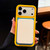 iPhone 18 Pro Color Blocked 2 in 1 PC Hybrid TPU Magnetic Phone Case - Red + Green