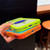 iPhone 18 Pro Color Blocked 2 in 1 PC Hybrid TPU Magnetic Phone Case - Yellow + Red