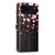 iPhone 18 Pro Colorful Painting Vegan Leather Phone Case with Lanyard - Hearts