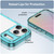 iPhone 18 Pro Colorful Series Acrylic + TPU Phone Case - Transparent Blue