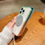iPhone 18 Pro Contrast Color Gradient Transparent MagSafe Phone Case - Fluorescent Green + Light Pink
