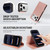 iPhone 18 Pro Cowhide Leather Texture RFID Detachable 2 in 1 Magnetic Vegan Leather Phone Case - Rose Gold