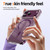 iPhone 18 Pro Crystal Shield Clear Magnetic Acrylic Hybrid TPU Phone Case - Cherry Red