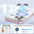 iPhone 18 Pro Crystal Shield Clear Magnetic Acrylic Hybrid TPU Phone Case - Pink
