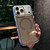 iPhone 18 Pro Crystal Shimmer Acrylic Magnetic Phone Case - Black