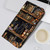 iPhone 18 Pro Crystal-Texture Painted Vegan Leather Phone Case - Bookstore Black Cat