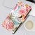 iPhone 18 Pro Crystal-Texture Painted Vegan Leather Phone Case - Island Coral