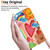 iPhone 18 Pro Crystal-Texture Painted Vegan Leather Phone Case - Rainbow Sweetheart