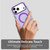 iPhone 18 Pro C-type Candy Magsafe PC Hybrid TPU Phone Case - Purple