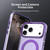 iPhone 18 Pro C-type Candy Magsafe PC Hybrid TPU Phone Case - Purple