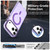 iPhone 18 Pro C-type Candy Magsafe PC Hybrid TPU Phone Case - Purple