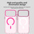 iPhone 18 Pro C-type Candy Magsafe PC Hybrid TPU Phone Case - Red