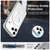iPhone 18 Pro C-type Candy Magsafe PC Hybrid TPU Phone Case - White