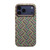 iPhone 18 Pro Denior Vintage Boho Embroidery Style Magnetic Protective Phone Case - Green