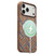 iPhone 18 Pro Denior Vintage Boho Embroidery Style Magnetic Protective Phone Case - Khaki