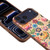 iPhone 18 Pro Denior Vintage Boho Embroidery Style Magnetic Protective Phone Case - Pink