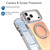 iPhone 18 Pro Dual Color Gradient Discolor 360 Degree Rotation Holder Magnetic Phone Case - Desert Gold