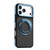 iPhone 18 Pro Dual Color Skin Feel 360 Degree Rotation Holder Magnetic Phone Case - Blue