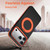 iPhone 18 Pro Dual Color Skin Feel 360 Degree Rotation Holder Magnetic Phone Case - Orange
