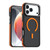 iPhone 18 Pro Dual Color Skin Feel Magnetic Phone Case - Black