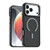 iPhone 18 Pro Dual Color Skin Feel Magnetic Phone Case - Grey