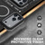 iPhone 18 Pro Dual Color Skin Feel Magnetic Phone Case - Grey