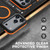 iPhone 18 Pro Dual Color Skin Feel Magnetic Phone Case - Orange
