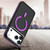 iPhone 18 Pro Dual Color Skin Feel Magnetic Phone Case - Purple